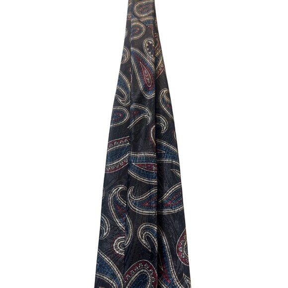 Reed St James Paisley Necktie 100% Polyester Men's Tie - Picture 7 of 7